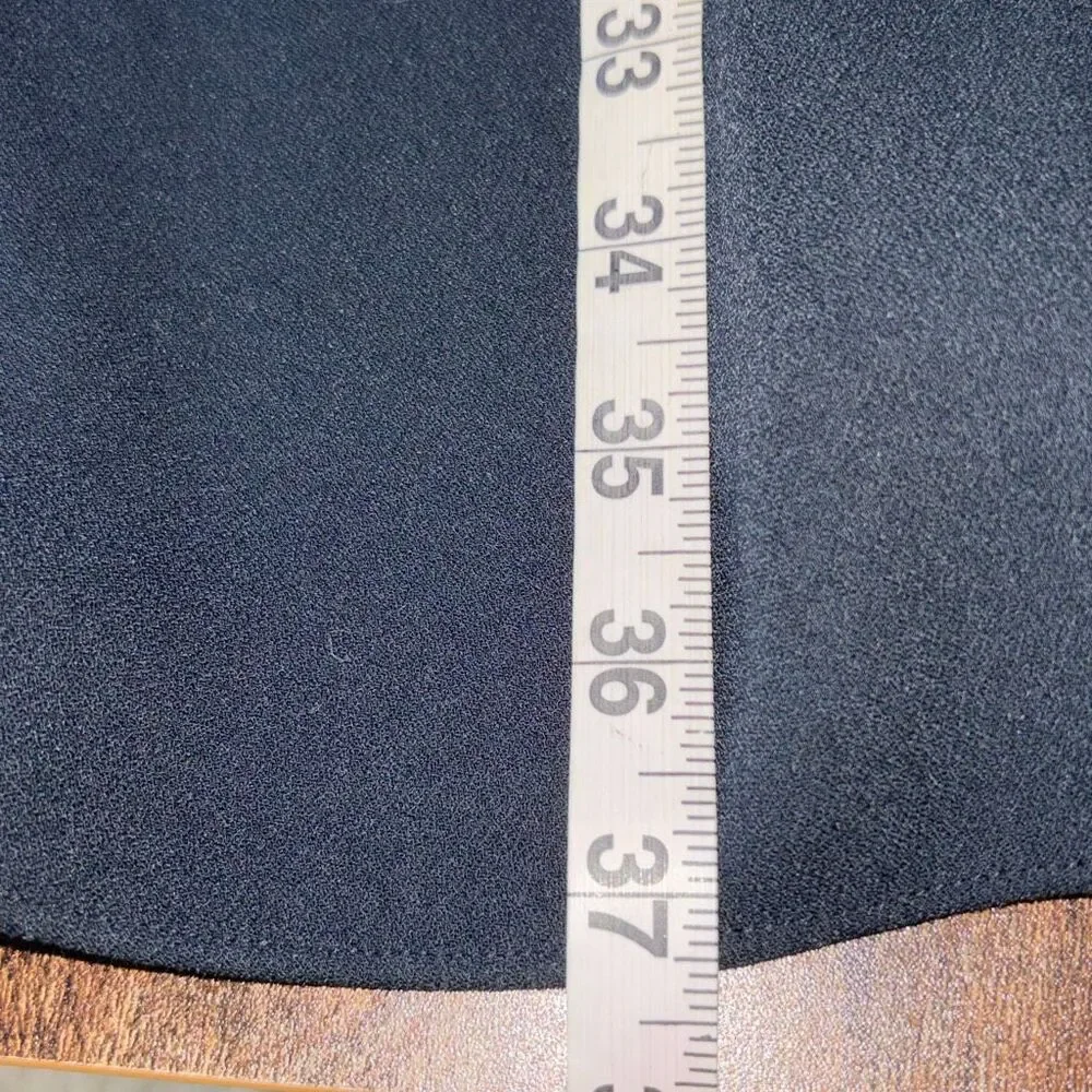 Lilly Pulitzer Black Dress Pearl front Sz 12 Adalee onyx LBD - Picture 10 of 10